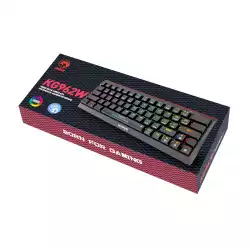 Marvo безжична механична геймърска клавиатура Wireless Gaming Mechanical keyboard Hecate 61WR Black - KG962W-R - Bluetooth 5.0, 63 keys