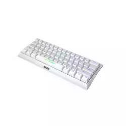 Marvo геймърска клавиатура Gaming Mechanical keyboard 61 keys TKL Hecate 61R WH - KG962G White - RED switches, RGB