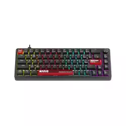 Marvo геймърска механична клавиатура Gaming Mechanical Keyboard Arma 67 KG935 - 1K, TNT Peach Switches [Linear], (English US)