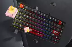 Marvo геймърска механична клавиатура Gaming Mechanical Keyboard Arma 67 KG935 - 1K, TNT Peach Switches [Linear], (English US)