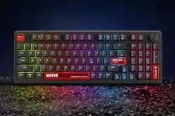 Marvo геймърска механична клавиатура Gaming Mechanical Keyboard Arma 98 KG937 - 1K, TNT Peach Switches [Linear], (English US)