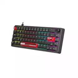 Marvo геймърска механична клавиатура Gaming Mechanical Keyboard Arma 67 KG935 - 1K, TNT Peach Switches [Linear], (English US)