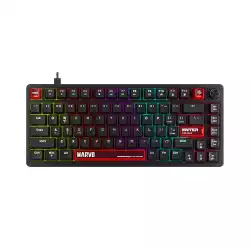 Marvo геймърска механична клавиатура Gaming Mechanical Keyboard Arma 82 KG936 - 1K, TNT Peach Switches [Linear], (English US)