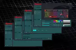 Marvo геймърска механична клавиатура Gaming Mechanical Keyboard Arma 98 KG937 - 1K, TNT Peach Switches [Linear], (English US)                          