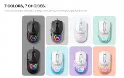 Marvo геймърска мишка FIT LITE Mouse, Black