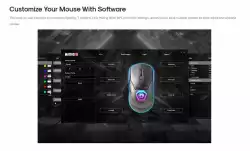 Marvo геймърска мишка FIT LITE Mouse, White