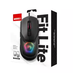 Marvo геймърска мишка FIT LITE Mouse, Black