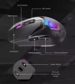 Marvo геймърска мишка FIT PRO Mouse, White