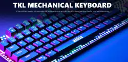 Marvo Геймърски комплект Gaming COMBO CM373 Red Switches 2-in-1 - Mechanical Keyboard TKL, Mouse