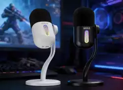 Marvo Геймърски микрофон Gaming USB Microphone - Blast 50 MIC-08 Black - USB, RGB