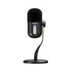 Marvo Геймърски микрофон Gaming USB Microphone - Blast 50 MIC-08 Black - USB, RGB