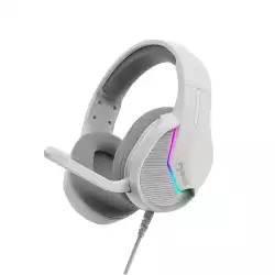 Marvo геймърски слушалки Gaming Headphones H8618 White - 50mm, USB, RGB                          