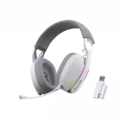 Marvo Геймърски слушалки Gaming Headphones Pulz 70S White - 7.1 RGB - MARVO-HG9086-WH