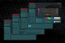 Marvo механична геймърска клавиатура Gaming Mechanical keyboard Saber 61 KG933G White - 61 keys, Red Switches [Linear]