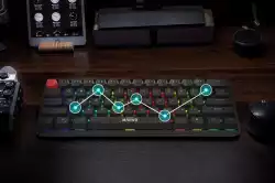 Marvo механична геймърска клавиатура Gaming Mechanical keyboard Saber 61 KG933G - 61 keys, Red Switches [Linear]