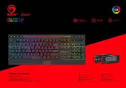 Marvo PRO геймърска клавиатура Gaming Keyboard 112 keys - KG880