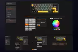 Marvo професионална геймърска механична клавиатура Professional Gaming Mechanical Keyboard Magma M40 KG964 - 8K, Magnetic Switches [Tactile]