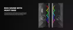 Marvo Тонколони Gaming Speakers 2.0 6W Bluetooth RGB - MARVO-SG-269