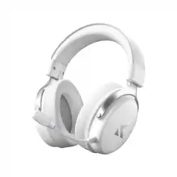 MCHOSE безжични геймърски слушалки Wireless Gaming Headphones - V9 Pro Icy White - Bluetooth , 2.4G