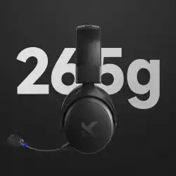 MCHOSE безжични геймърски слушалки Wireless Gaming Headphones - V9 Pro Icy White - Bluetooth , 2.4G