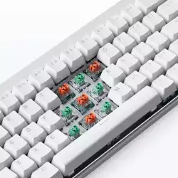 MCHOSE геймърска механична клавиатура Gaming Mechanical Keyboard Ace 68 Air - 8K, Mount Tai Magnetic Switch GT [Tactile] (English US), White