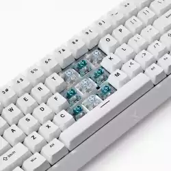 MCHOSE геймърска механична клавиатура Gaming Mechanical Keyboard Ace 68 - 8K, Ice Blue Magnetic Switch [Linear] (English US), White