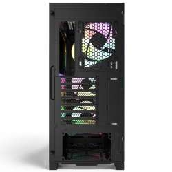 Montech кутия AIR 1000 PREMIUM, Mid-tower Case, TG, 2 Front Panels, 4x120mm ARGB Fans, Black