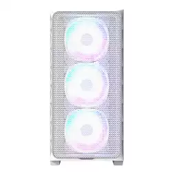 Montech кутия AIR 903 MAX, Mid-tower, TG, 4x140mm Fans, ARGB, White