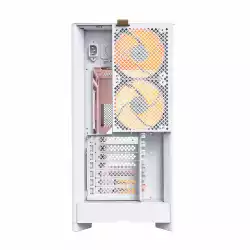 Montech кутия Case ATX - HS02 PRO (W) - 5 x 120 mm ARGB Fans, USB-C, Black