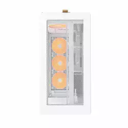 Montech кутия Case ATX - HS02 PRO (W) - 5 x 120 mm ARGB Fans, USB-C, Black