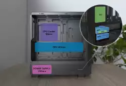 Montech кутия Case ATX - X5 (B) - 4 A-RGB fans, USB-C