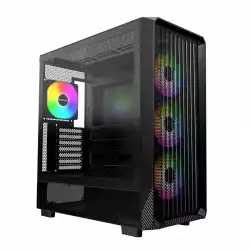 Montech кутия Case ATX - X5 (B) - 4 A-RGB fans, USB-C