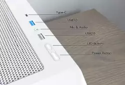 Montech кутия Case ATX - X5 (B) - 4 A-RGB fans, USB-C
