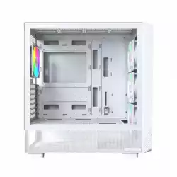 Montech кутия Case ATX - X5 (W) - 4 A-RGB fans, USB-C