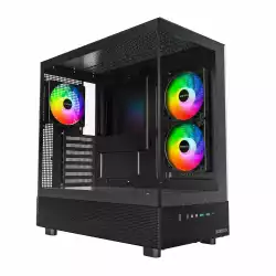 Montech кутия Case ATX - XR (B) - 3 x 120 mm ARGB Fans, USB-C, Black