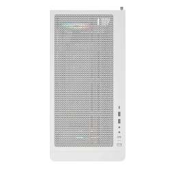Montech кутия Case ATX - XR Wood (W) - 4 x 120 mm ARGB Fans, Wood, USB-C, White