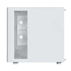 Montech кутия Case ATX - XR Wood (W) - 4 x 120 mm ARGB Fans, Wood, USB-C, White