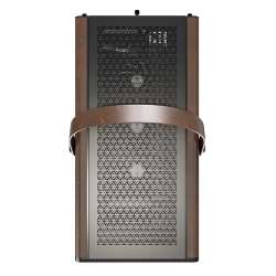 Montech кутия Case mATX - Heritage PRO (B) - USB-C, Leather, 4 x 120 mm Fans