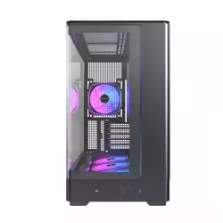 Montech кутия Case mATX - KING 15 PRO (B) - 4 x 120 mm A-RGB, USB-C