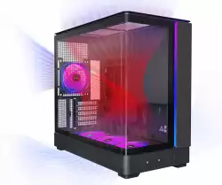 Montech кутия Case mATX - KING 15 PRO (B) - 4 x 120 mm A-RGB, USB-C