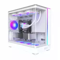 Montech кутия Case mATX - KING 15 PRO (W) - 4 x 120 mm A-RGB, USB-C