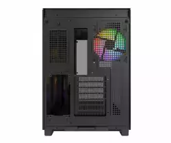 Montech кутия KING 65 Pro, Dual Chamber Mid-tower Case, 3 ARGB Fans, Black