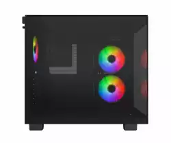 Montech кутия KING 65 Pro, Dual Chamber Mid-tower Case, 3 ARGB Fans, Black