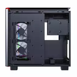 Montech кутия KING 95 Pro, Dual Chamber Mid-tower Case, 6 ARGB Fans, 2 Front Panels, Black