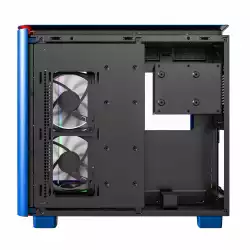 Montech кутия KING 95 Pro, Dual Chamber Mid-tower Case, 6 ARGB Fans, 2 Front Panels, Prussian Blue