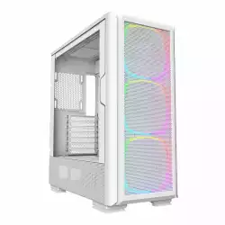 Montech кутия SKY TWO GX, Mid-tower Case, TG, 3x140mm ARGB Fans, White