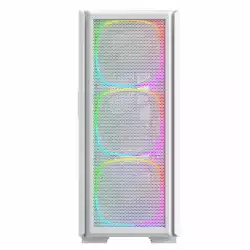 Montech кутия SKY TWO GX, Mid-tower Case, TG, 3x140mm ARGB Fans, White