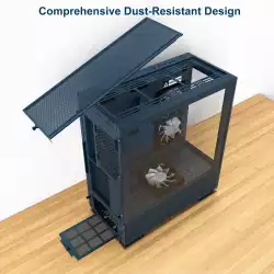 Montech кутия SKY TWO, Mid-tower Case, TG, 4x120mm ARGB Fans, Morocco Blue