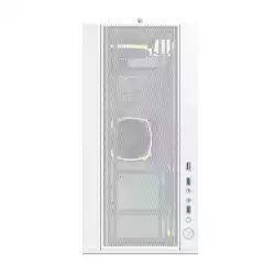 Montech кутия SKY TWO, Mid-tower Case, TG, 4x120mm ARGB Fans, White