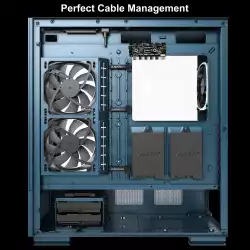Montech кутия SKY TWO, Mid-tower Case, TG, 4x120mm ARGB Fans, Morocco Blue